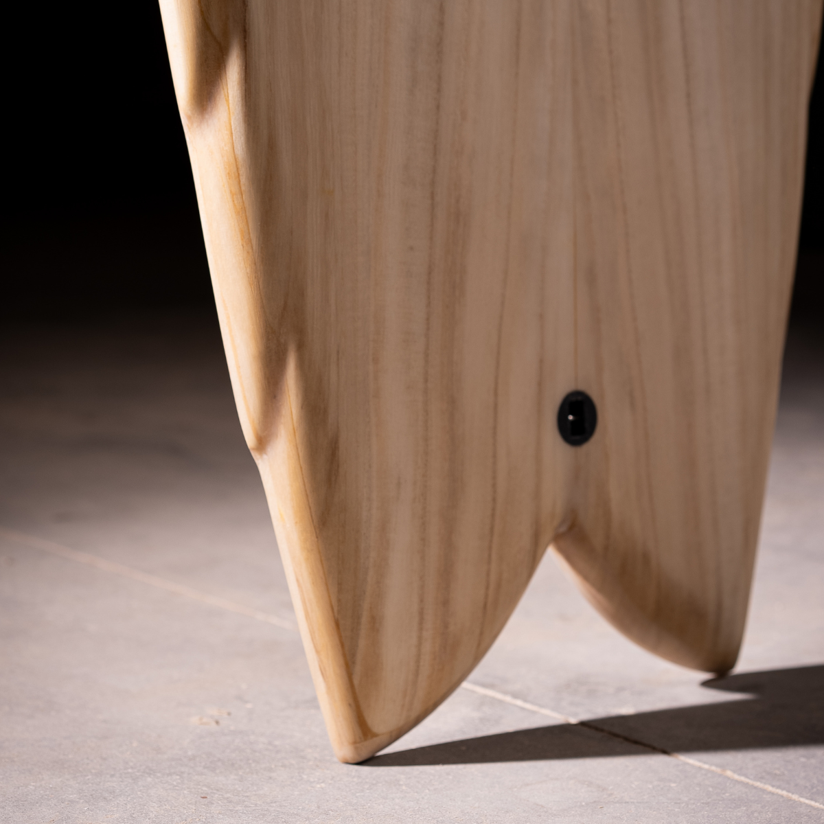 fish wooden surfboard