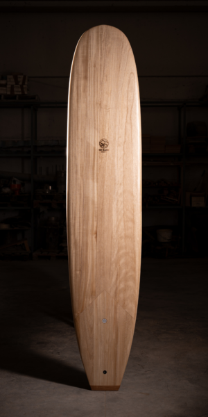 longboard wooden surfboard