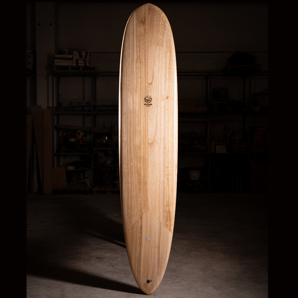 longboard wooden surfboard