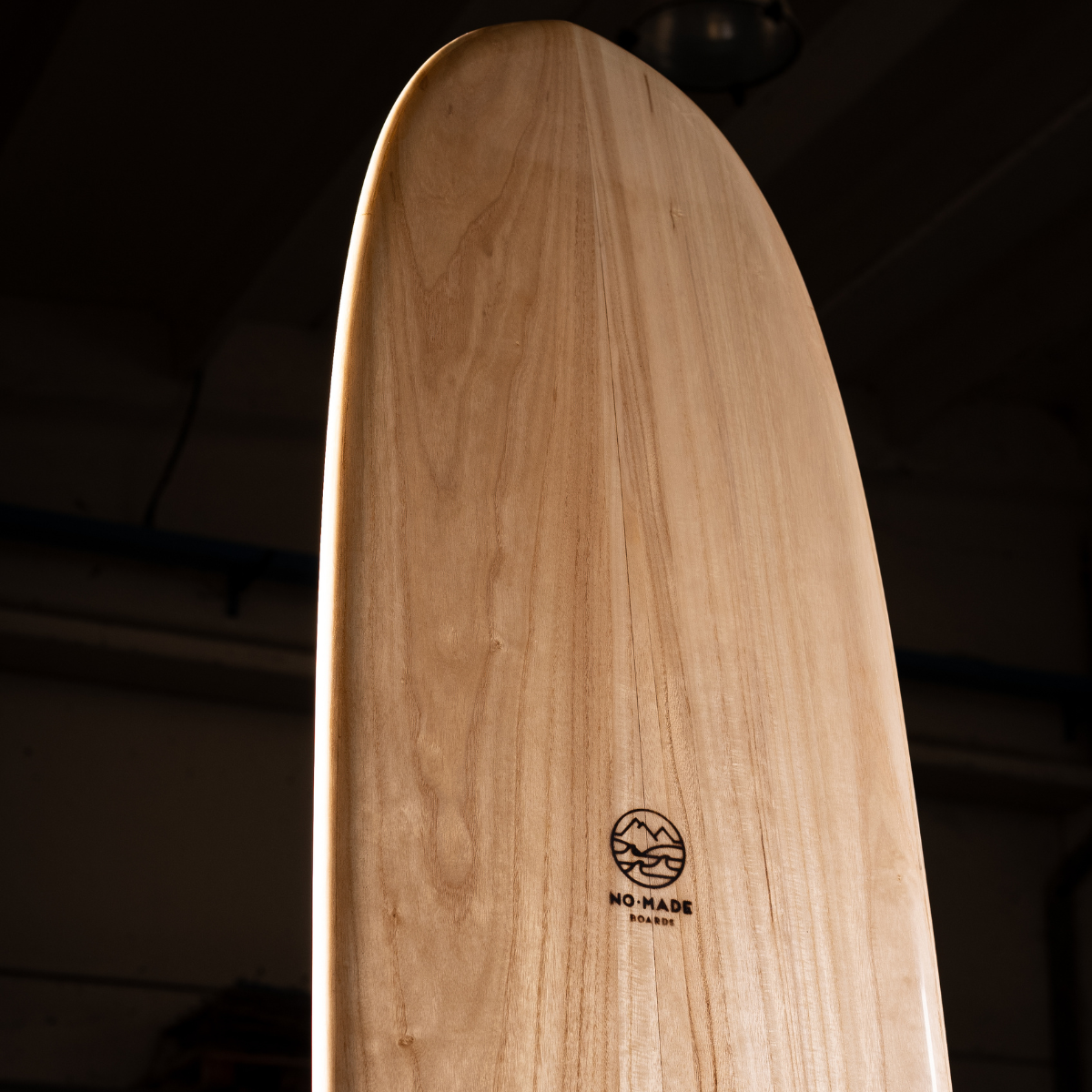 hollow wooden surfboard