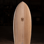 fish wooden surfboard