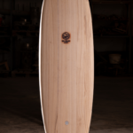 wooden surfboard