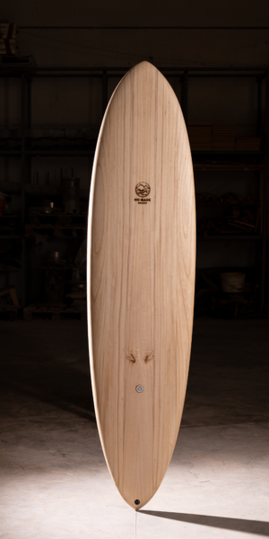 longboard wooden surfboard